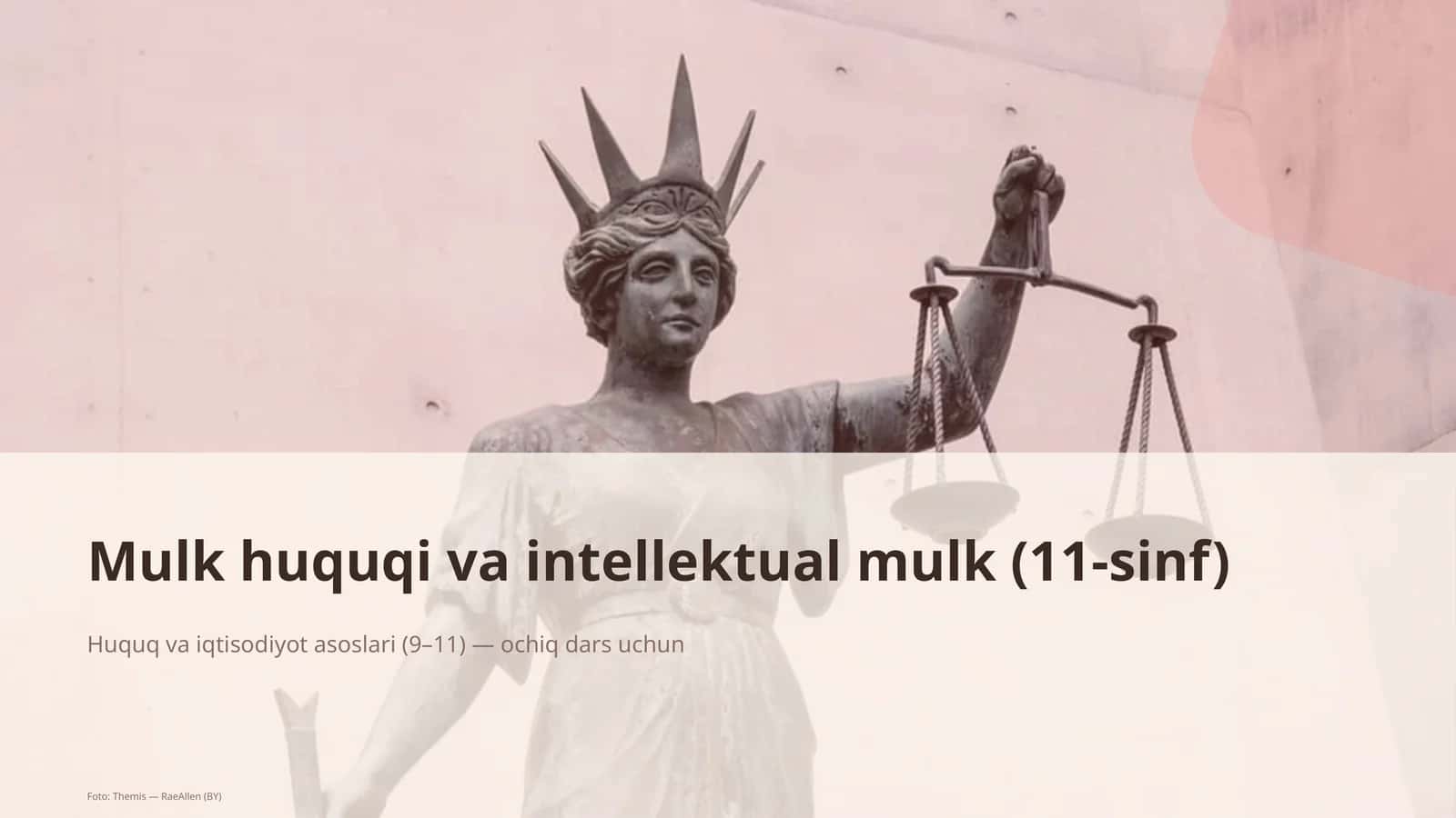 Huquq va iqtisodiyot asoslari (9–11)
