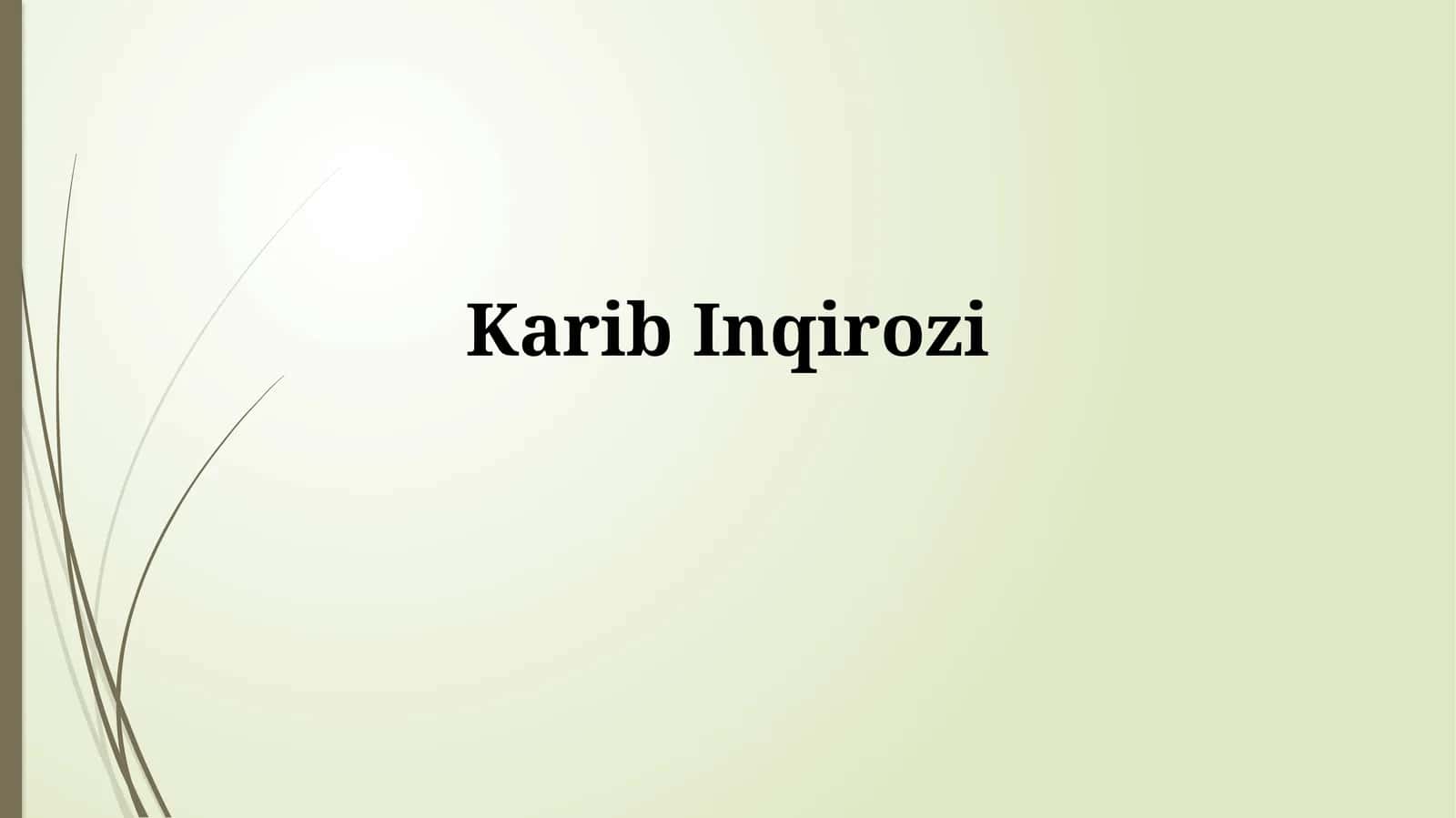 KaribInqirozi