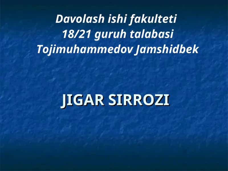 JIGARSIRROZI