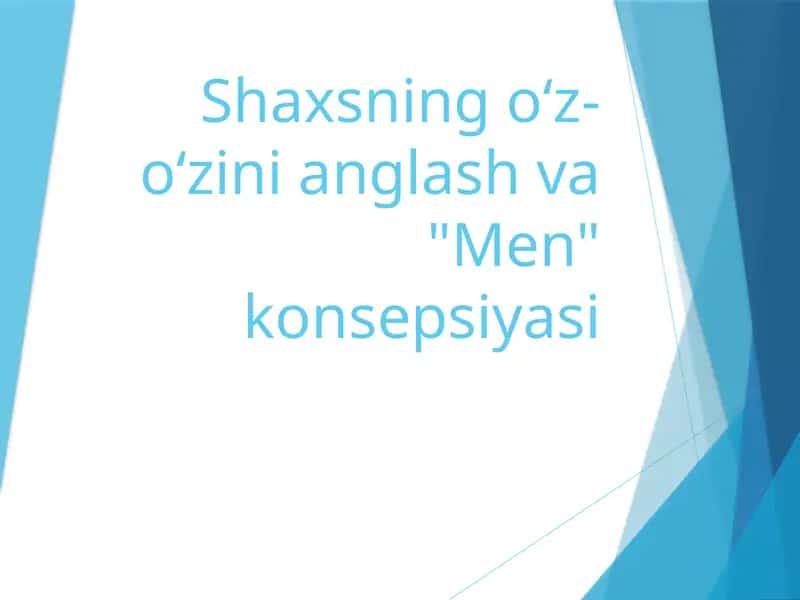 "Men" konsepsiyasi