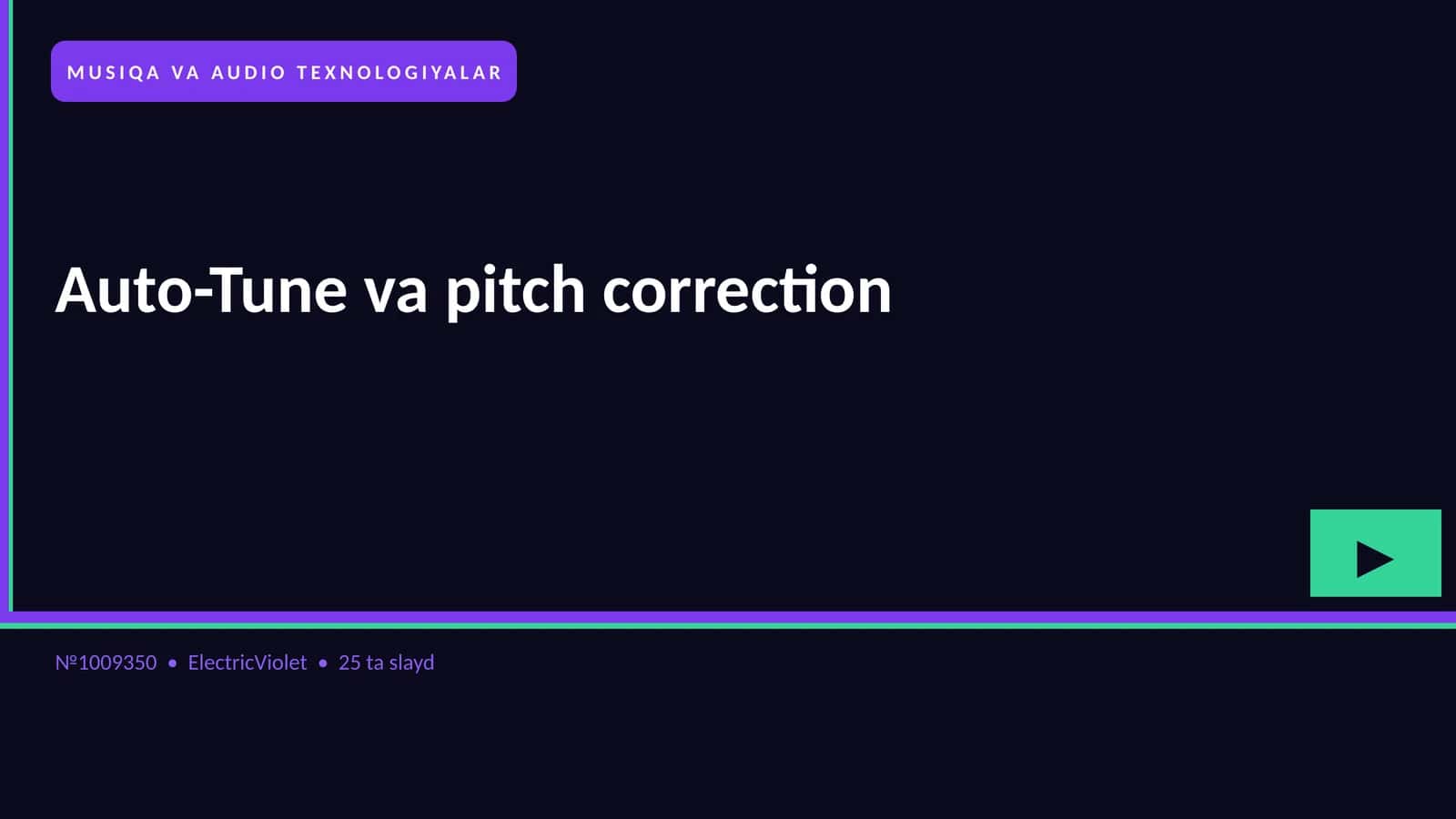 Auto-Tune va pitch correction