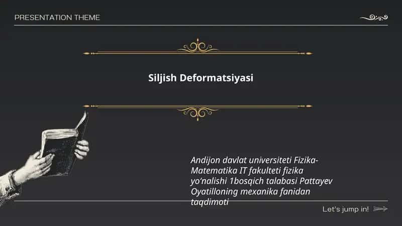 Siljish Deformatsiyasi