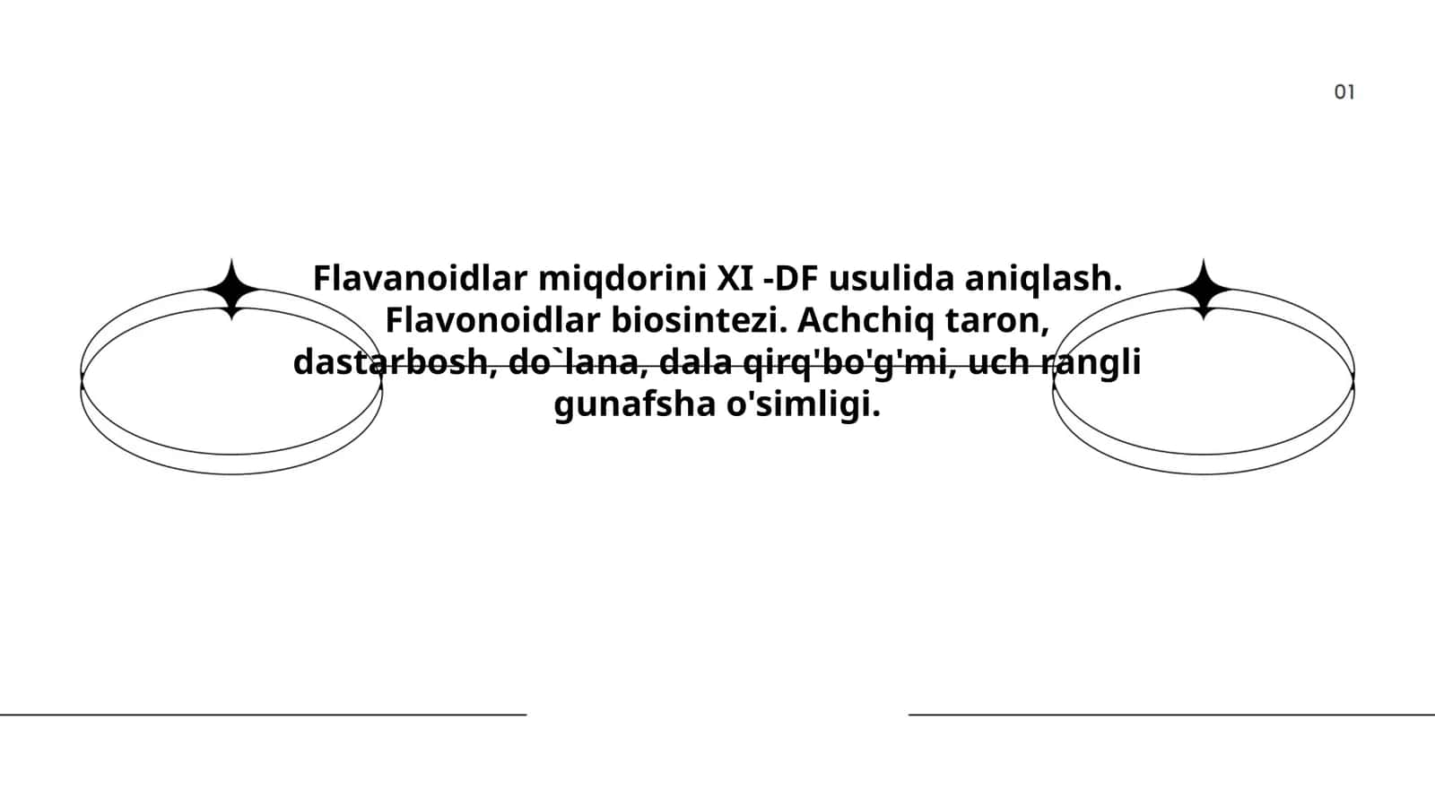 Flavanoidlar miqdorini XI-DF usulida aniqlash