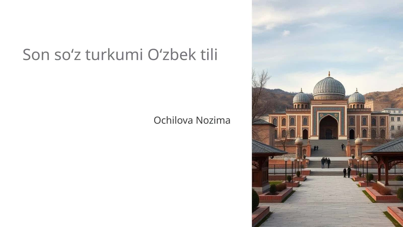 Son so‘zlar va ularning turlari
