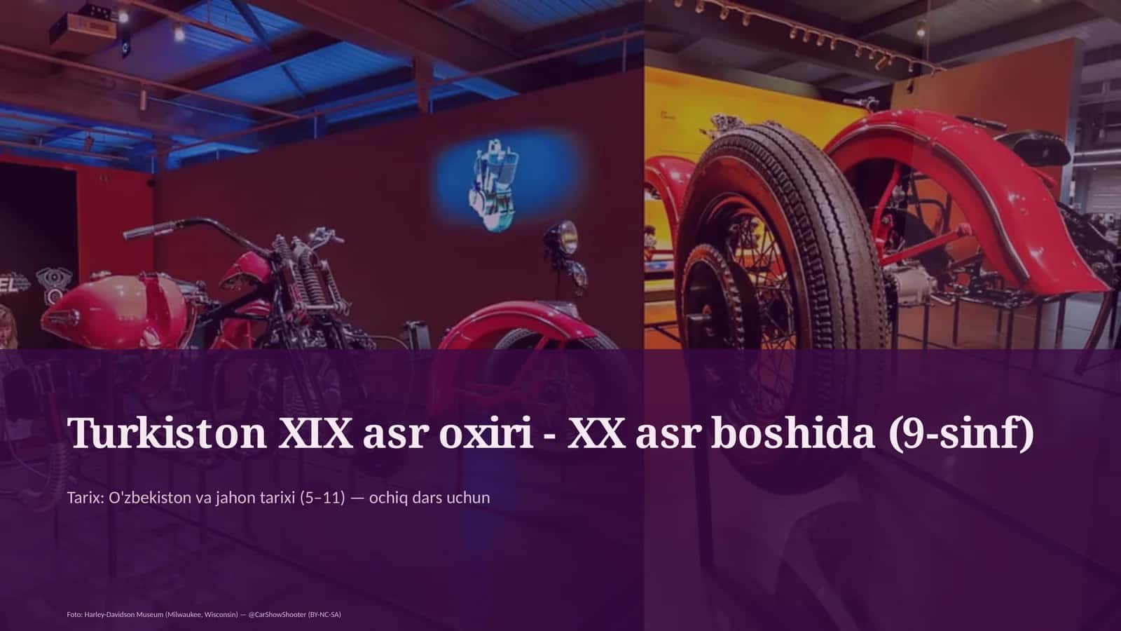 Turkiston XIX asr oxiri - XX asr boshida (9-sinf)