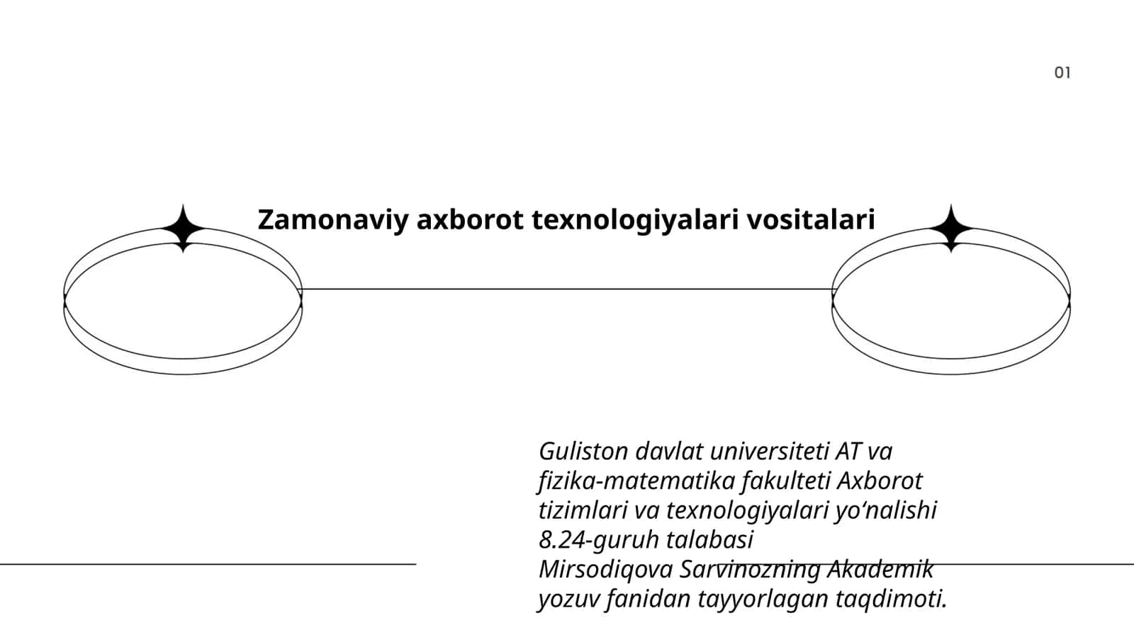 Zamonaviy axborot texnologiyalari vositalari