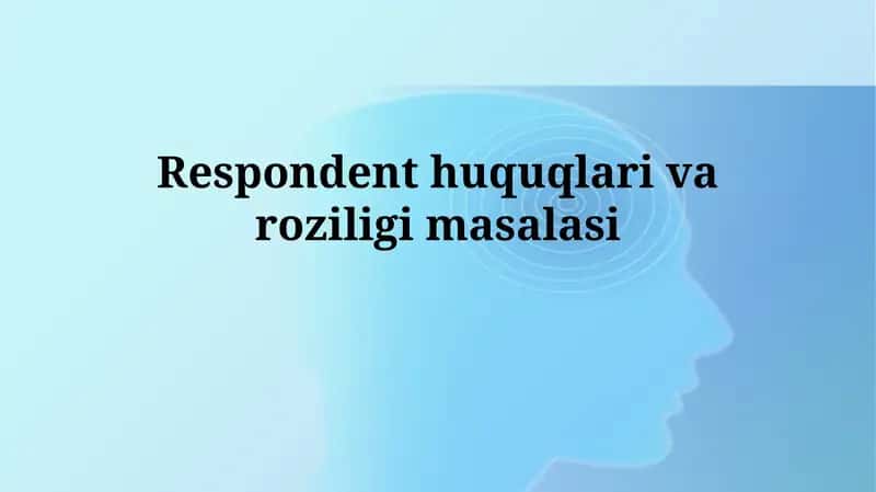 Respondent huquqlari varoziligimasalasi