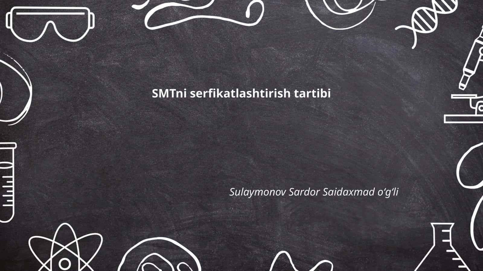 Sertifikatlashtirish tartibi