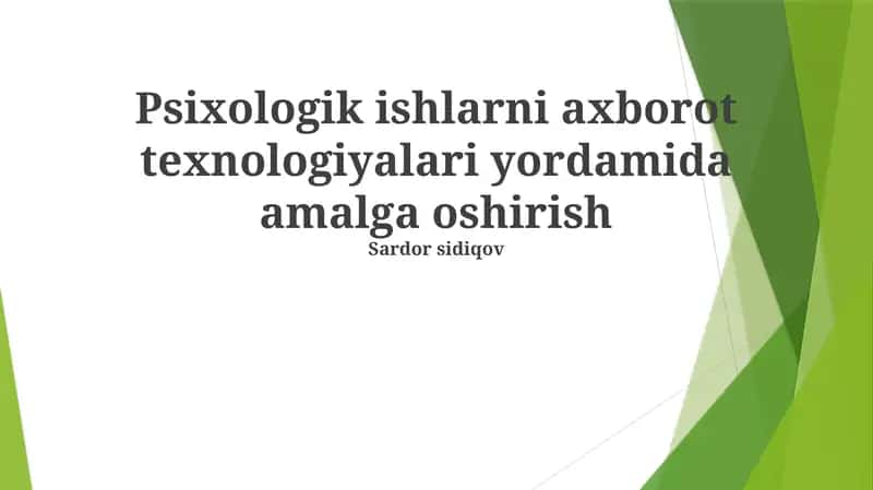 Virtual reallik va kengaytirilgan reallik texnologiyalari