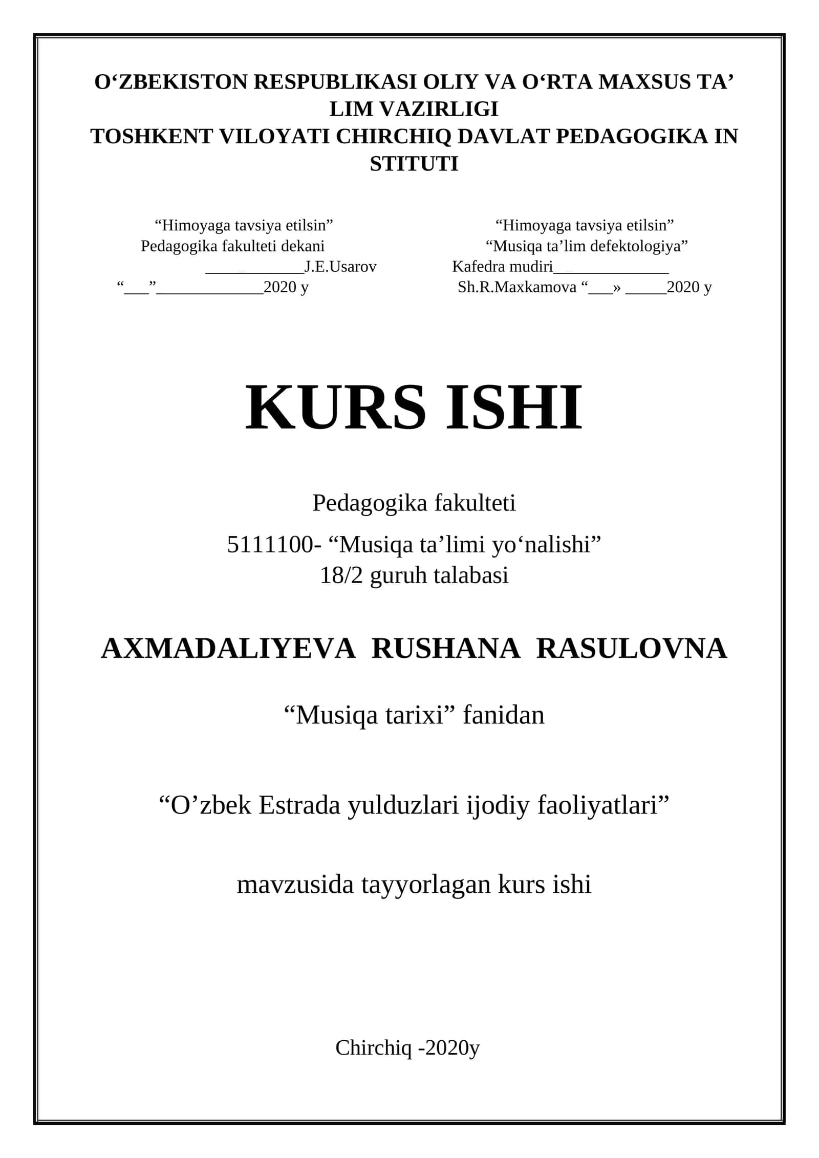 O’zbek Estrada yulduzlari ijodiy faoliyatlari