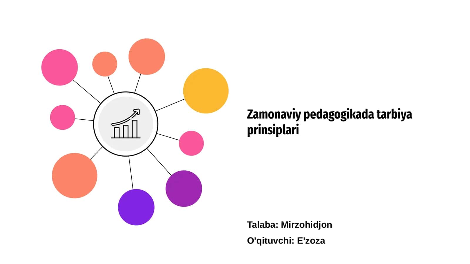 Zamonaviy pedagogikada tarbiya prinsiplari