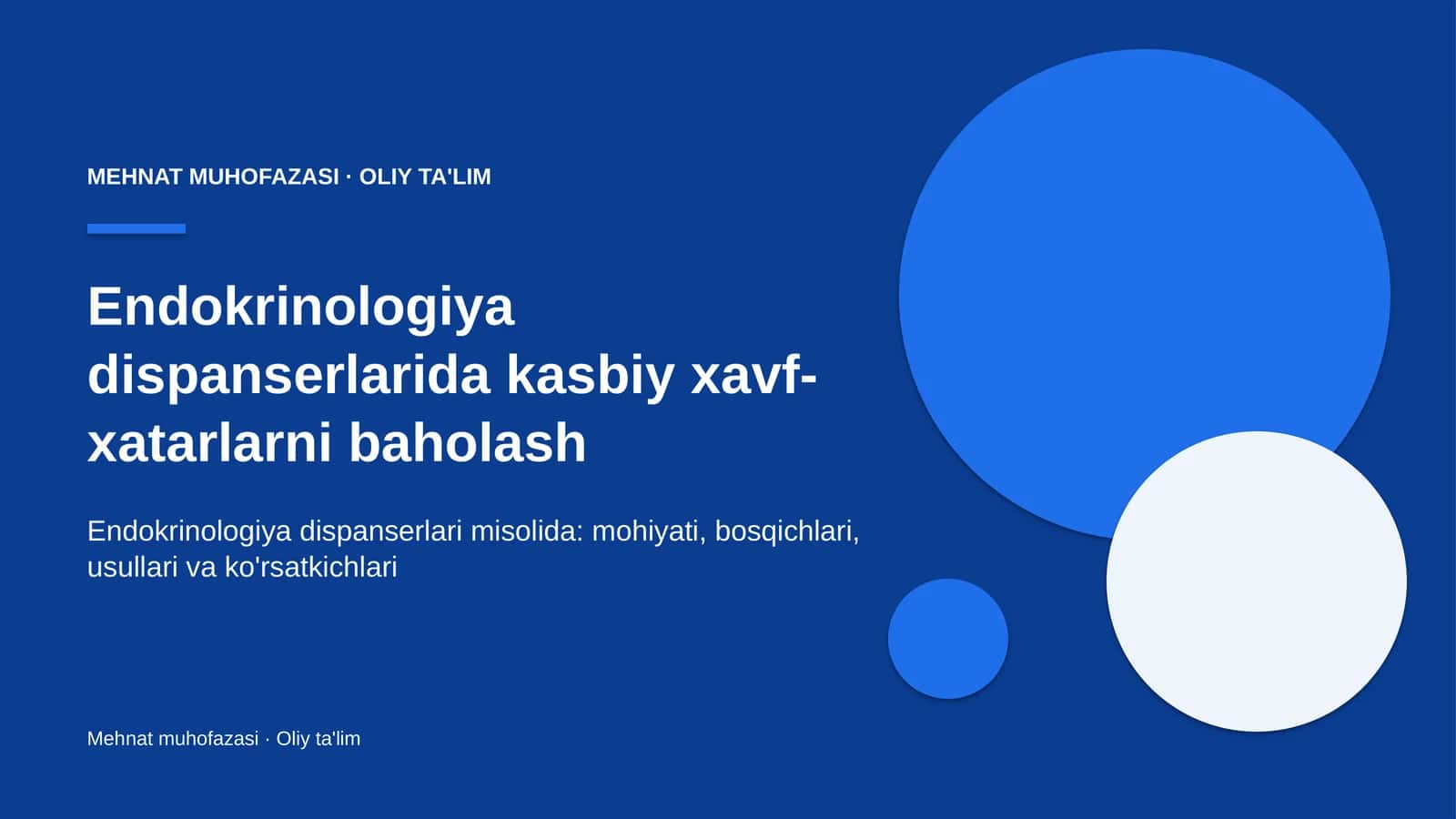 endokrinologiya dispanserlarida kasbiy xavf xatarlarni baholash 8152