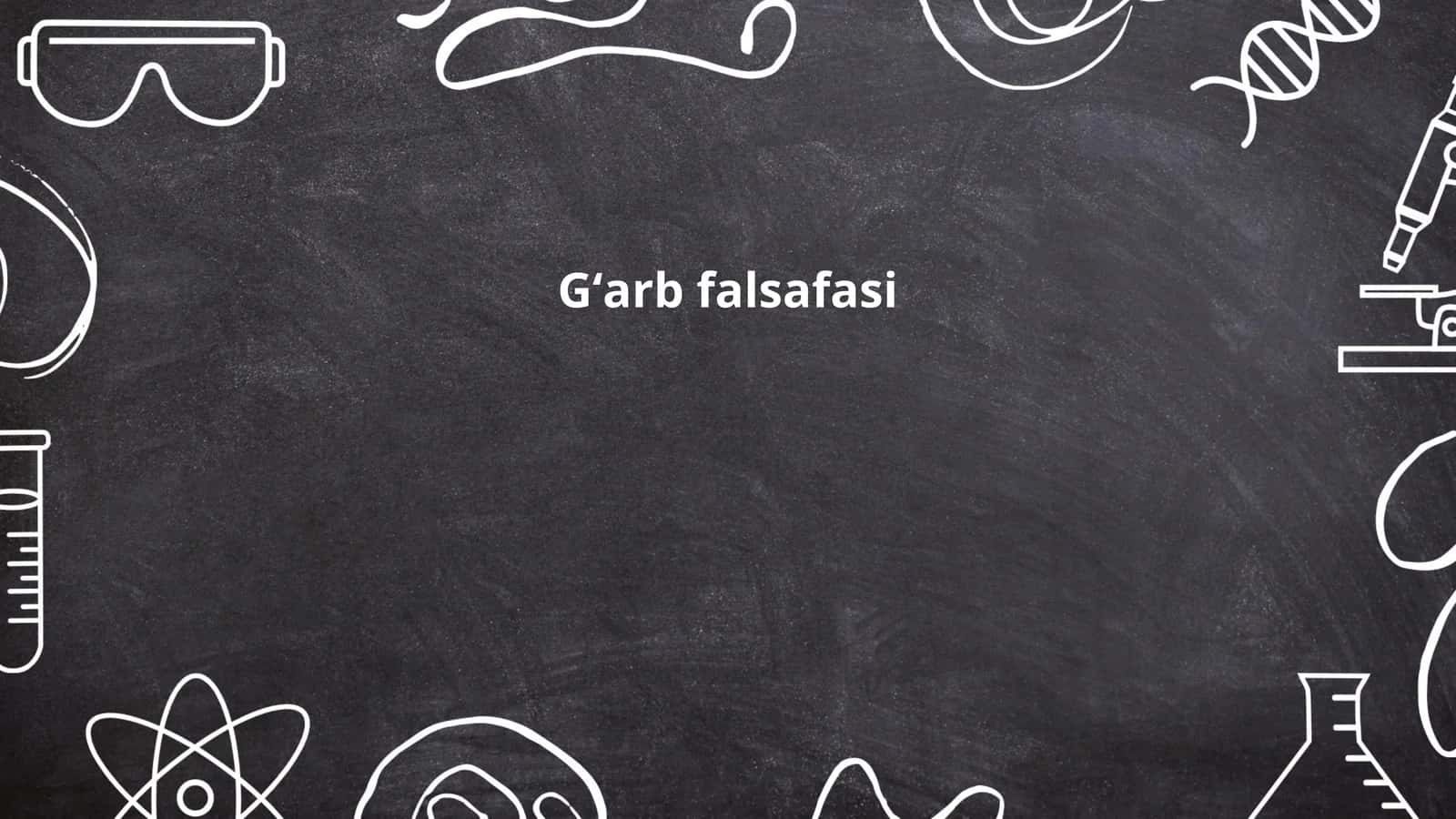 Gʻarb falsafasi