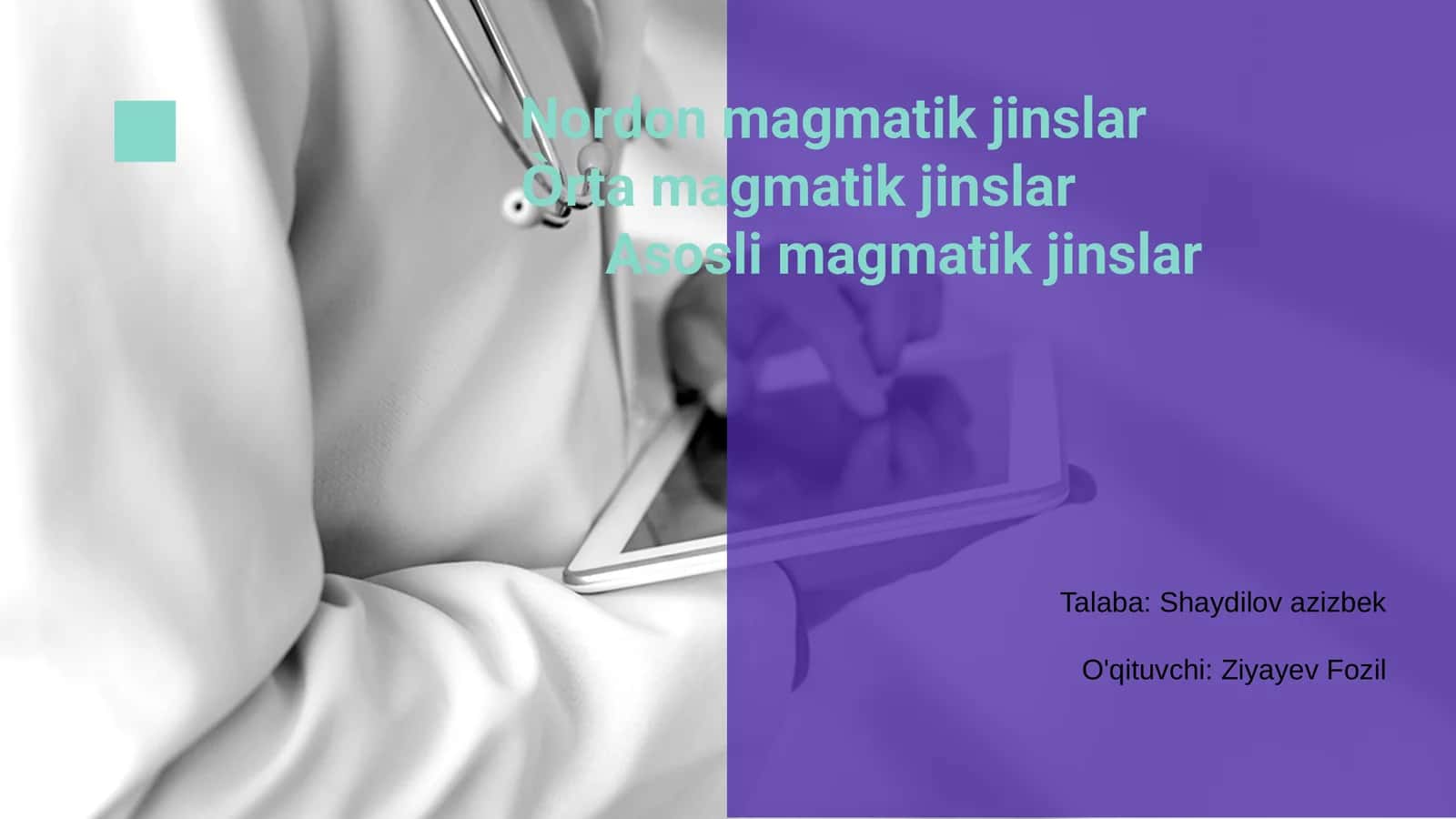 Nordon magmatik jinslar