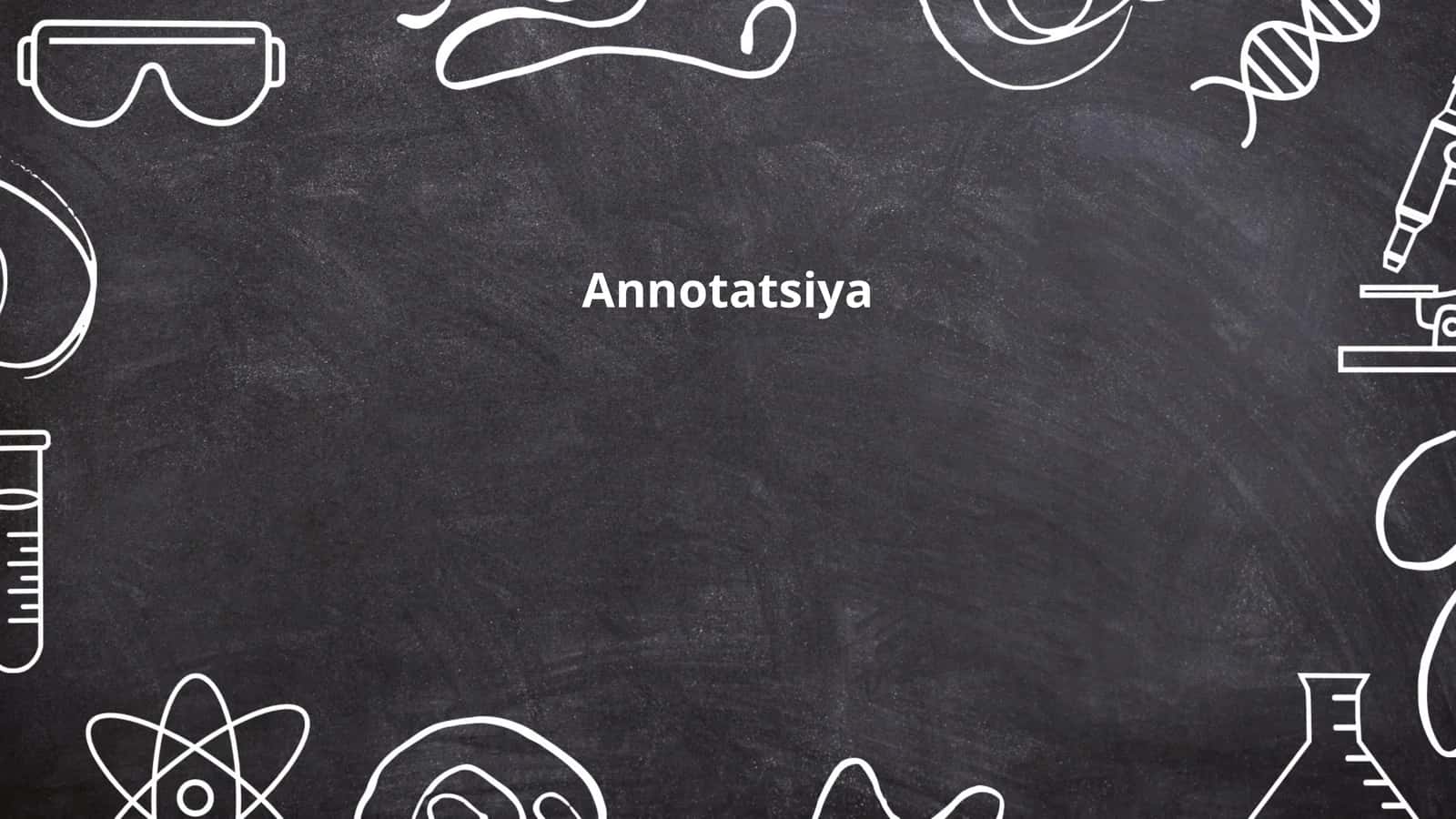 Annotatsiya
