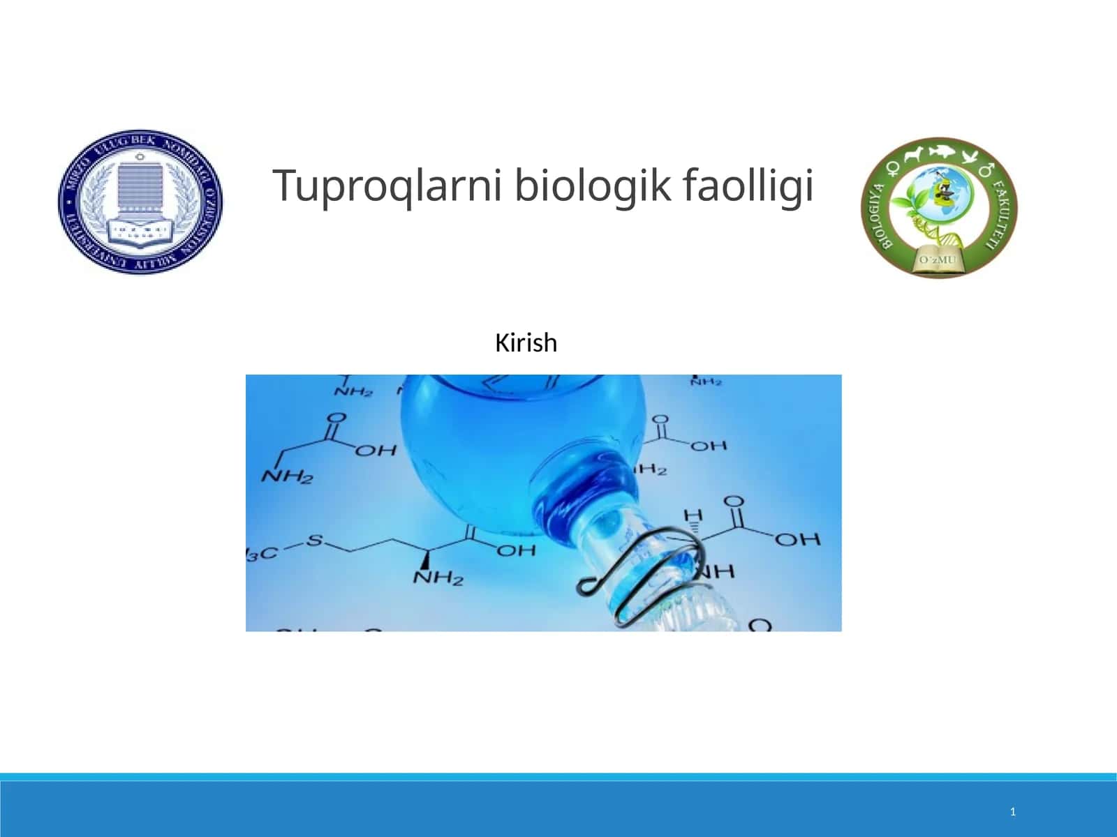 Tuproqlarni biologik faolligi