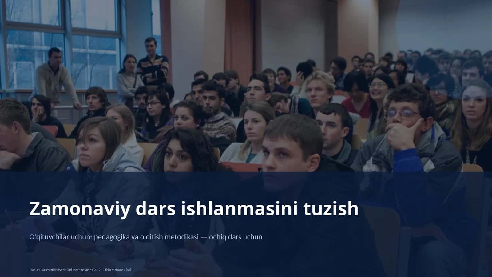 Zamonaviy dars ishlanmasini tuzish