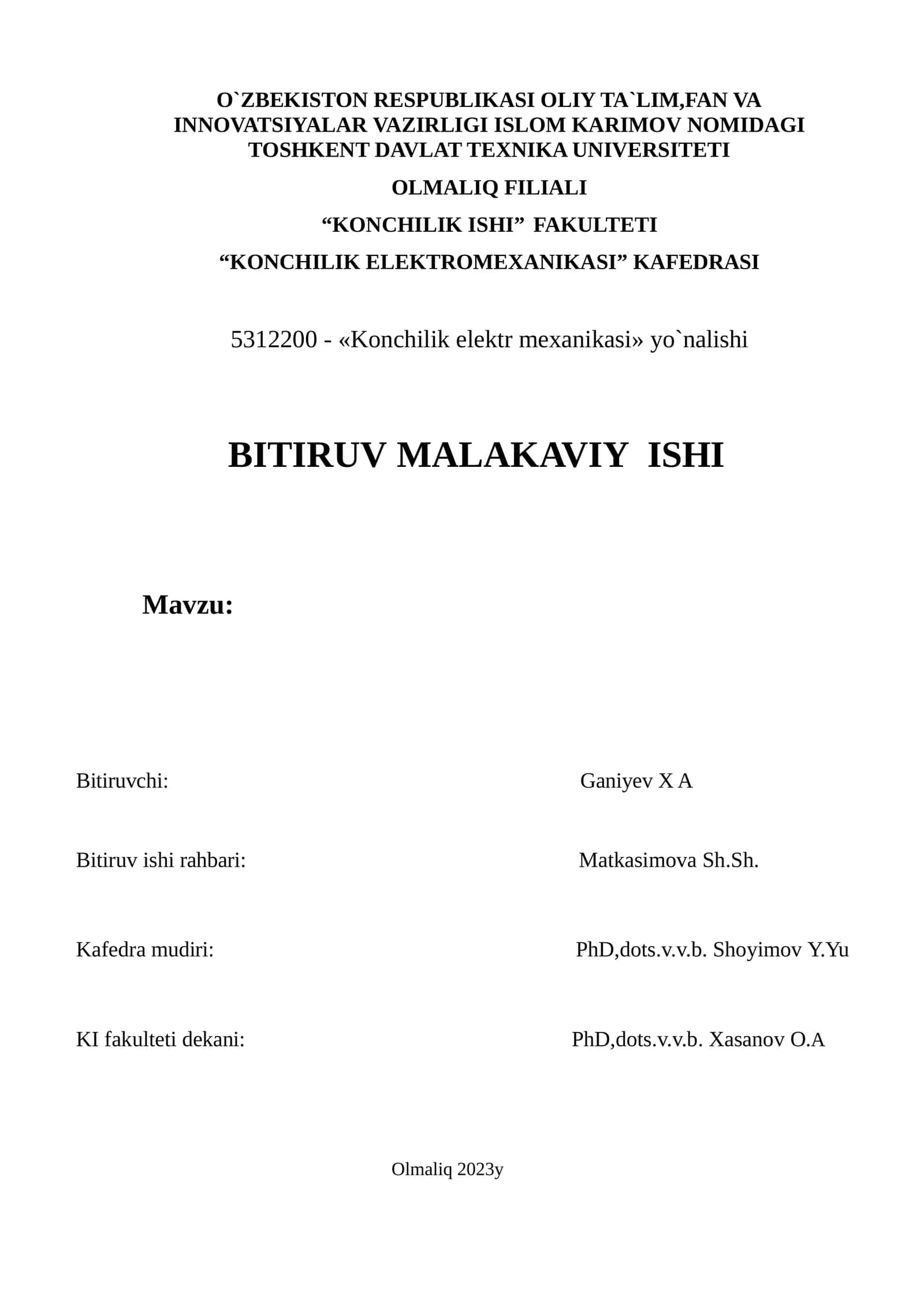 Konchilik elektr mexanikasi
