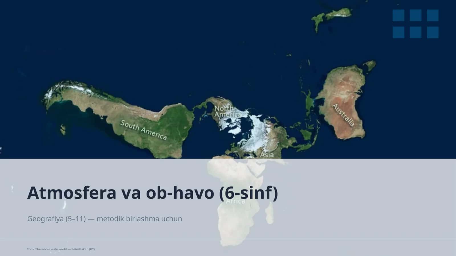 Atmosfera va ob-havo (6-sinf)