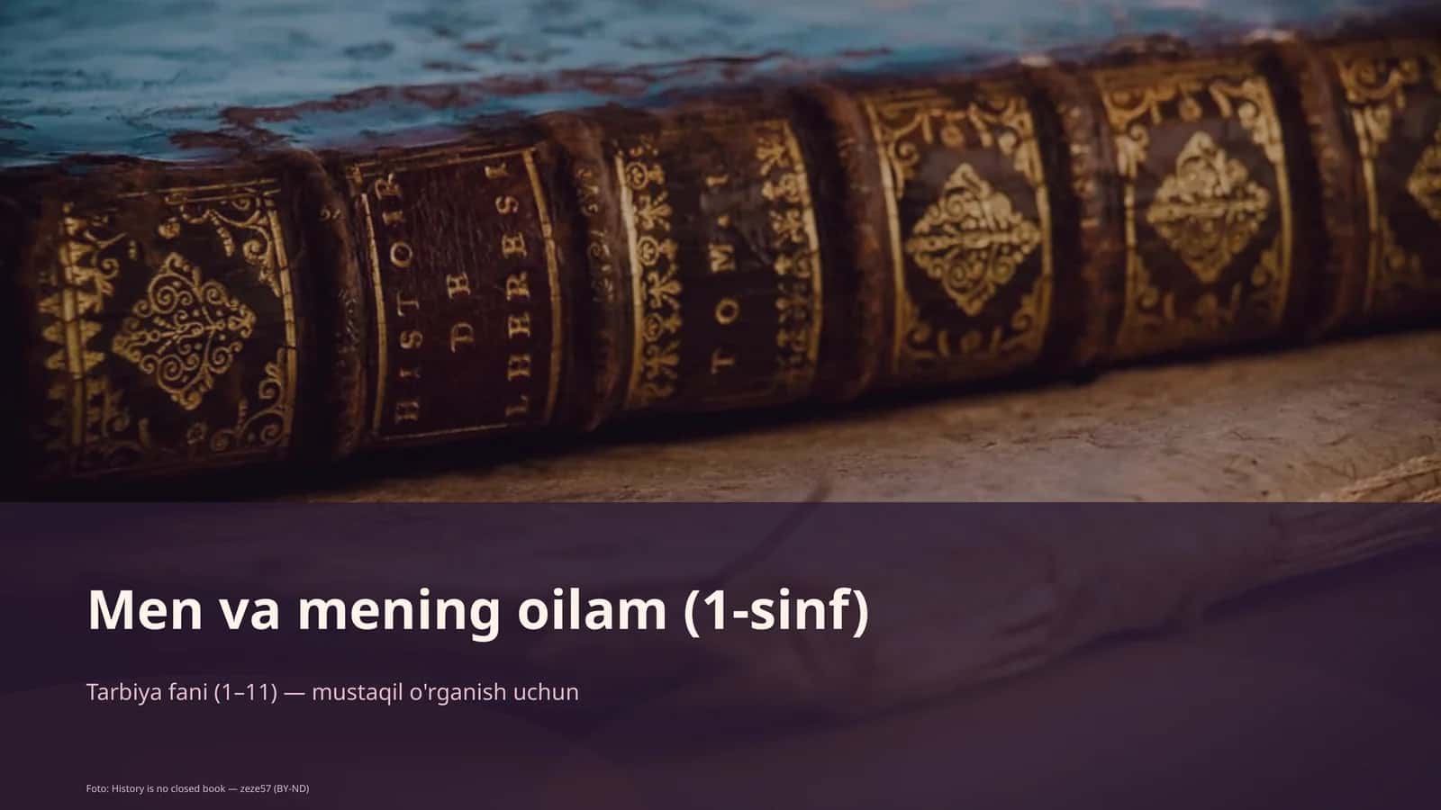 Men va mening oilam (1-sinf)