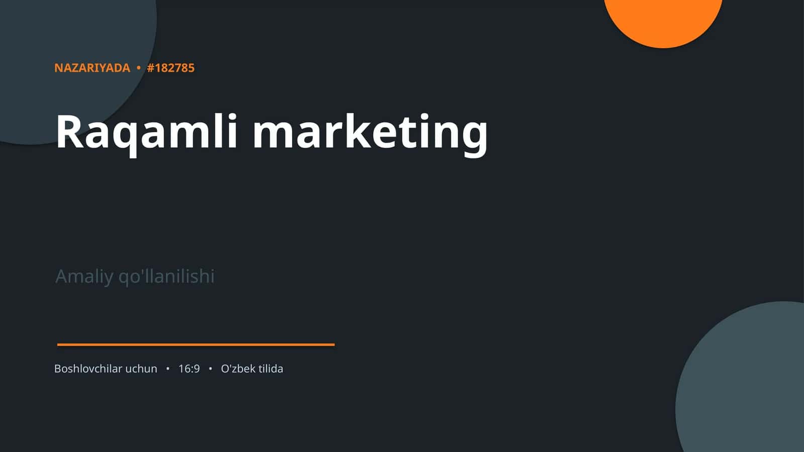 Raqamli marketing