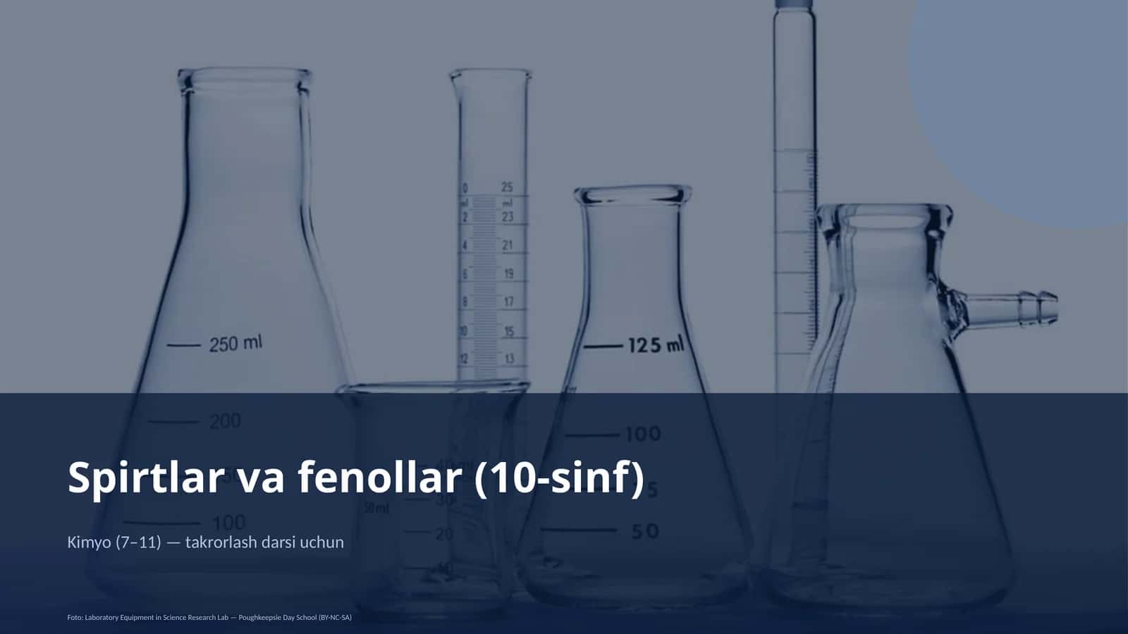 Spirtlar va fenollar (10-sinf)