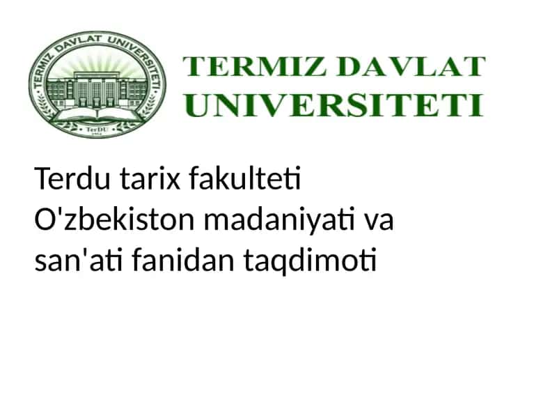 Toshkentdagi me'moriy obidalar