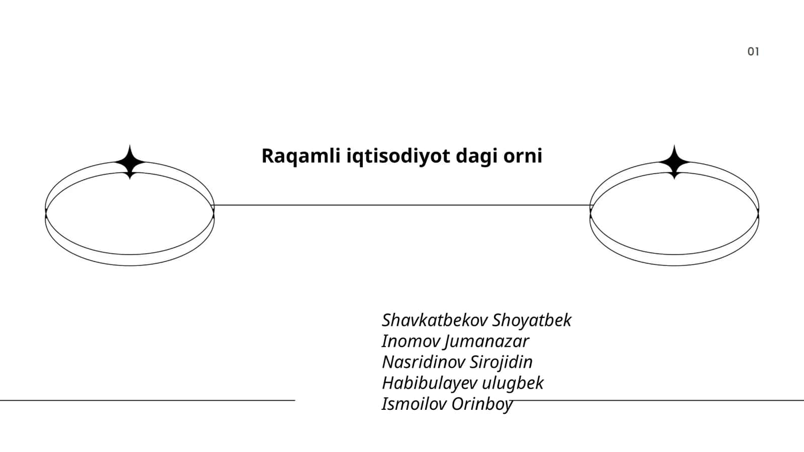 Raqamli iqtisodiyotning rivojlanishi