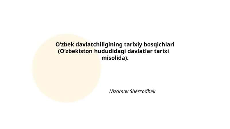Qadimgi Xorazm davlati