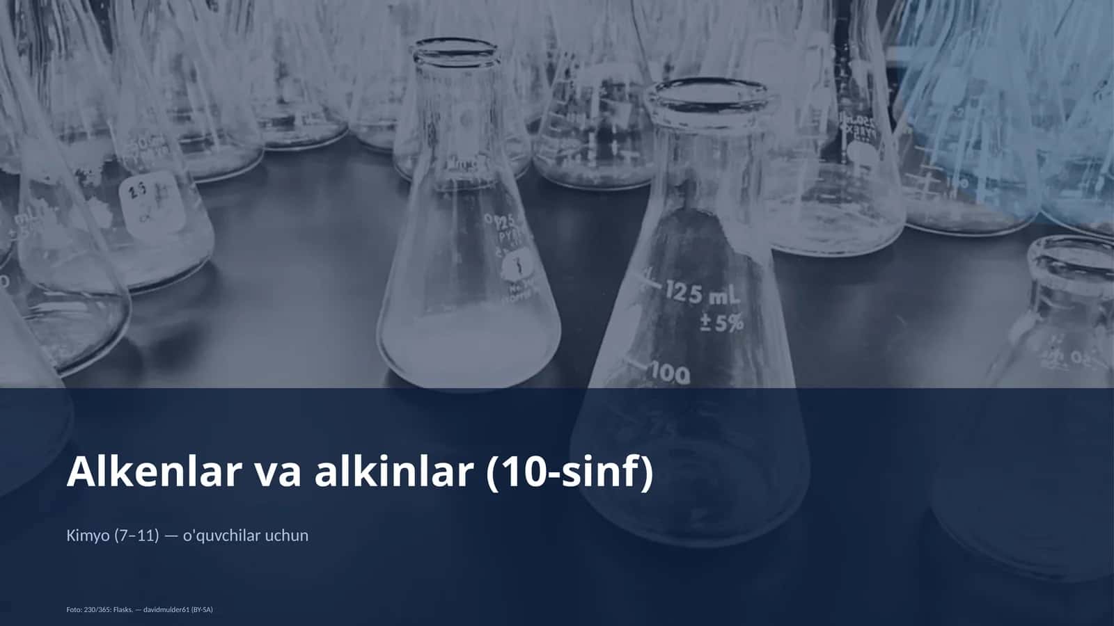 Alkenlar va alkinlar (10-sinf)