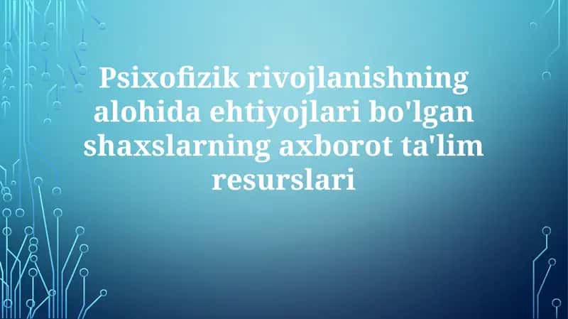 Ta'limiy resurslar