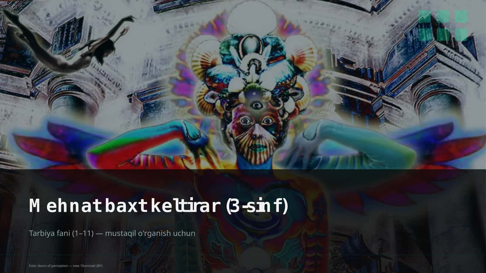 Mehnat baxt keltirar (3-sinf)
