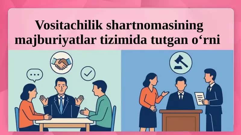 Vositachilik  shartnomasi 1