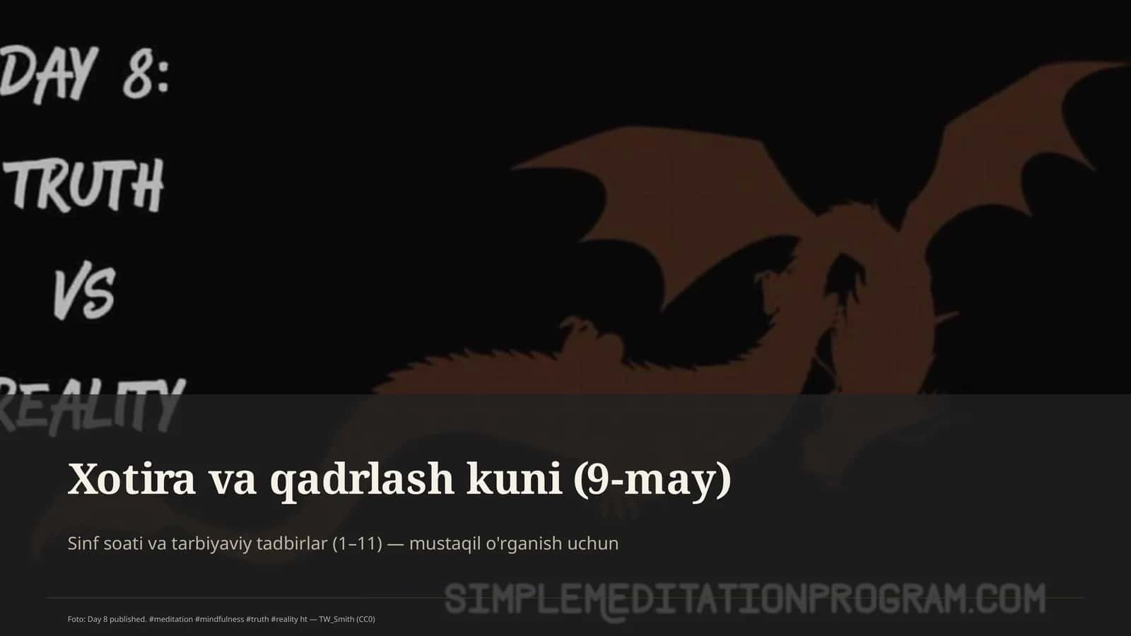 Xotira va qadrlash kuni (9-may)