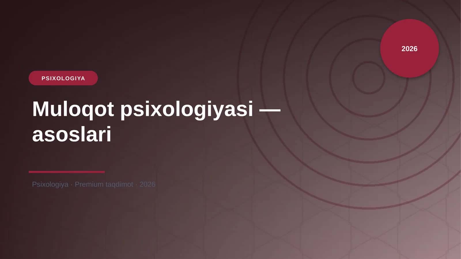 Muloqot psixologiyasi — asoslari