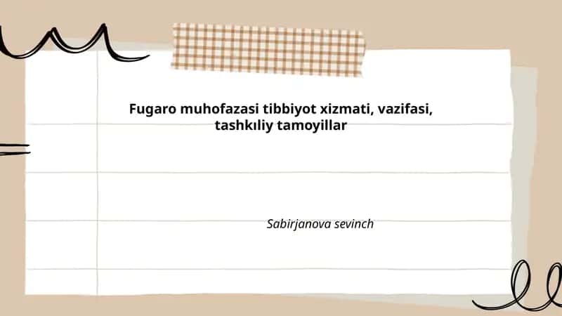 Fuqaro muhofazasi tibbiyot xizmati