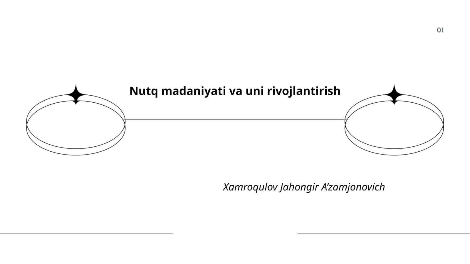Nutq madaniyati va uni rivojlantirish