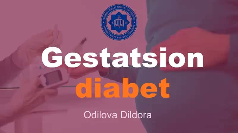 Gestatsion diabet