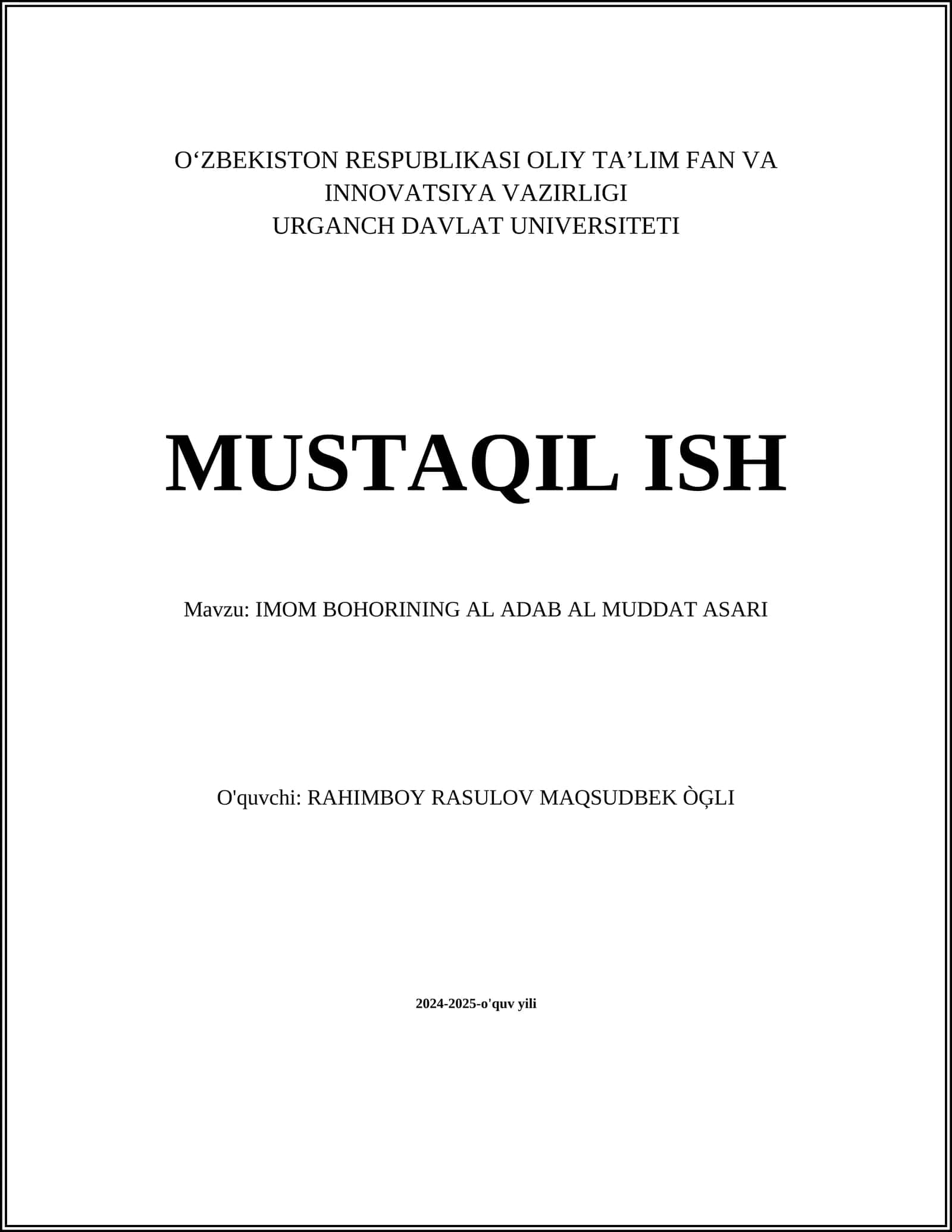 Al-Adab Al-Muddat Asari