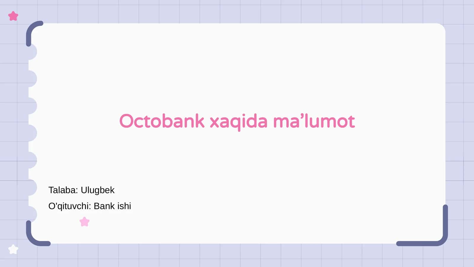 Octobank xaqida ma’lumot