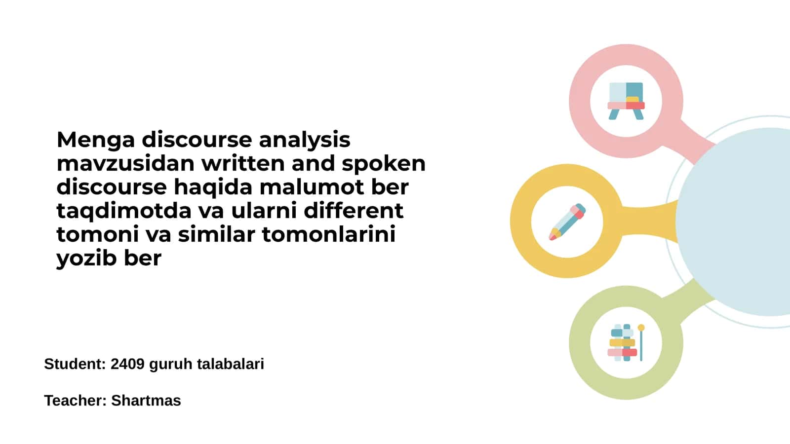 Discourse Analysis