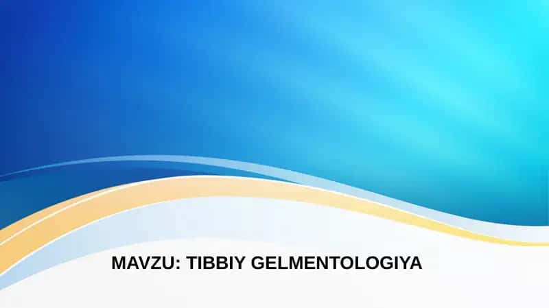 Tibbiy Gelmentologiya