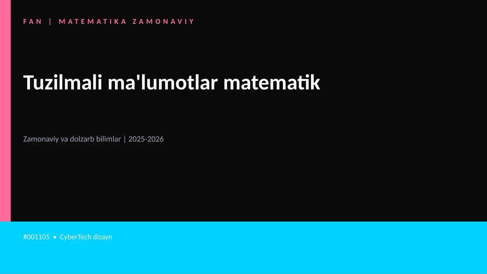 Tuzilmali ma'lumotlar matematik
