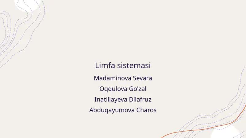 Limfa sistemasi