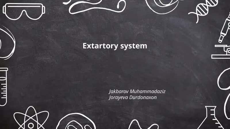 Extartory system