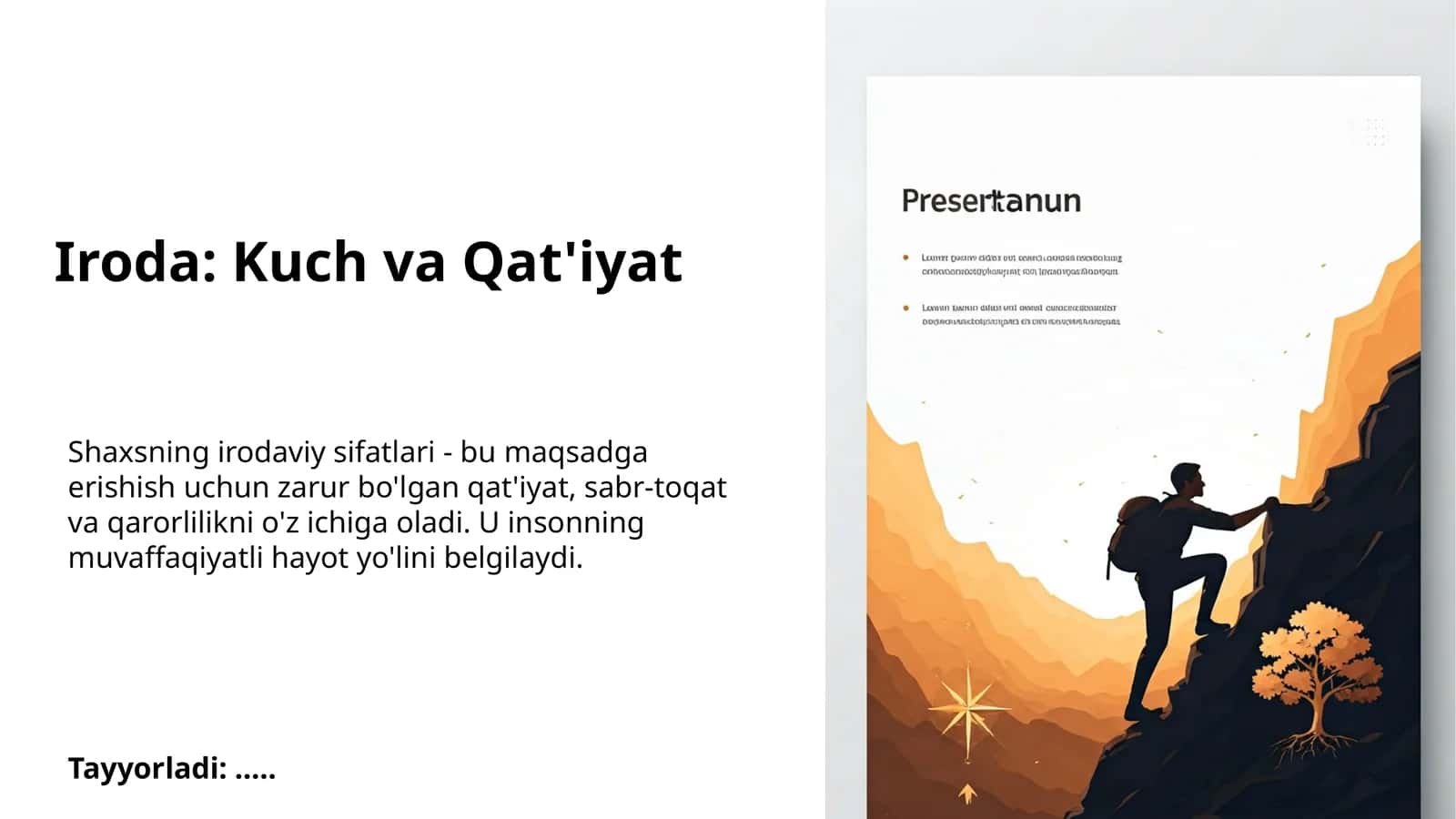 Iroda: Kuch va Qat'iyat