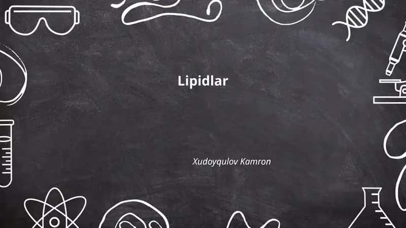 Lipidlar