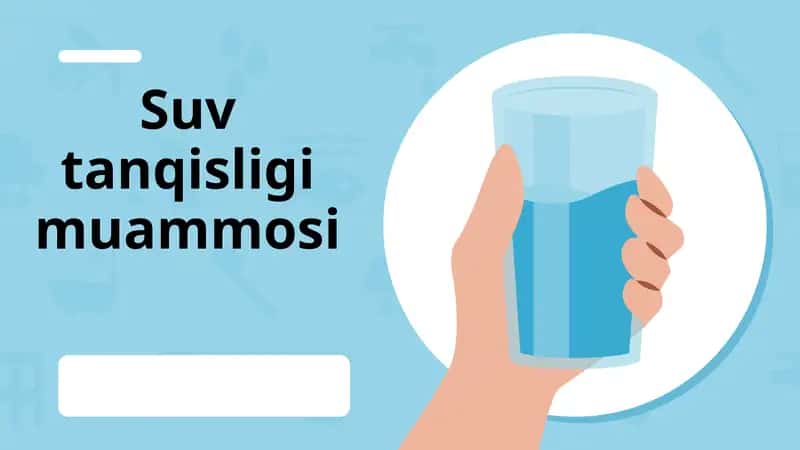 Suv tanqisligi muammosi