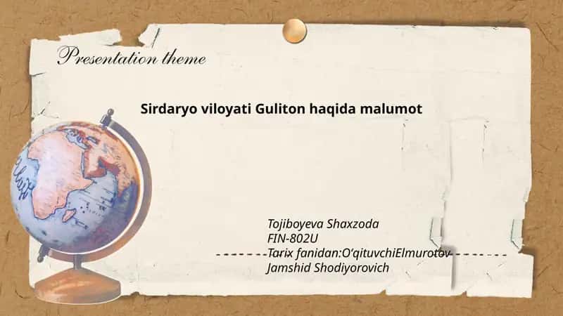 Guliton haqida malumot