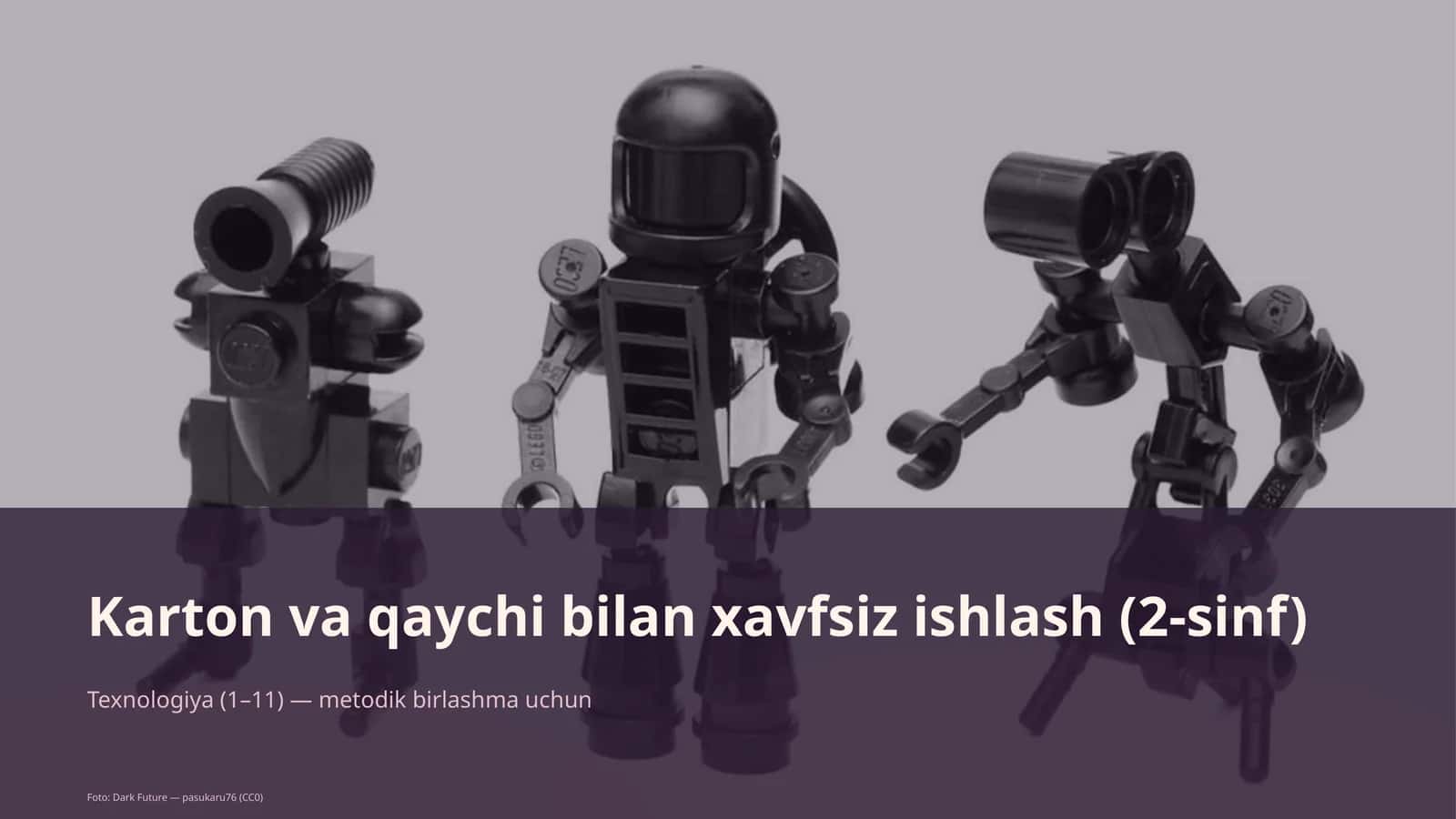 Karton va qaychi bilan xavfsiz ishlash (2-sinf)